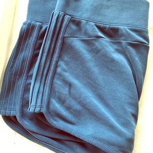 Athleta Serenity running shorts Constellation Blue